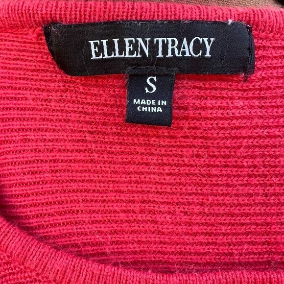 Ellen Tracy Poppy Ribbed Oversized Sweater Dolman Style Sleeves, Women’s Small - Picture 7 of 7